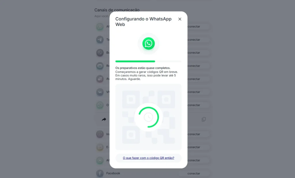 Gerar QR Code para integrar WhatsApp no Bitrix24 | 23A