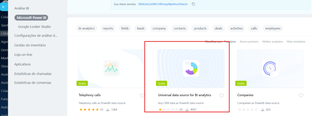 Importação do modelo de dados Power BI | 23A